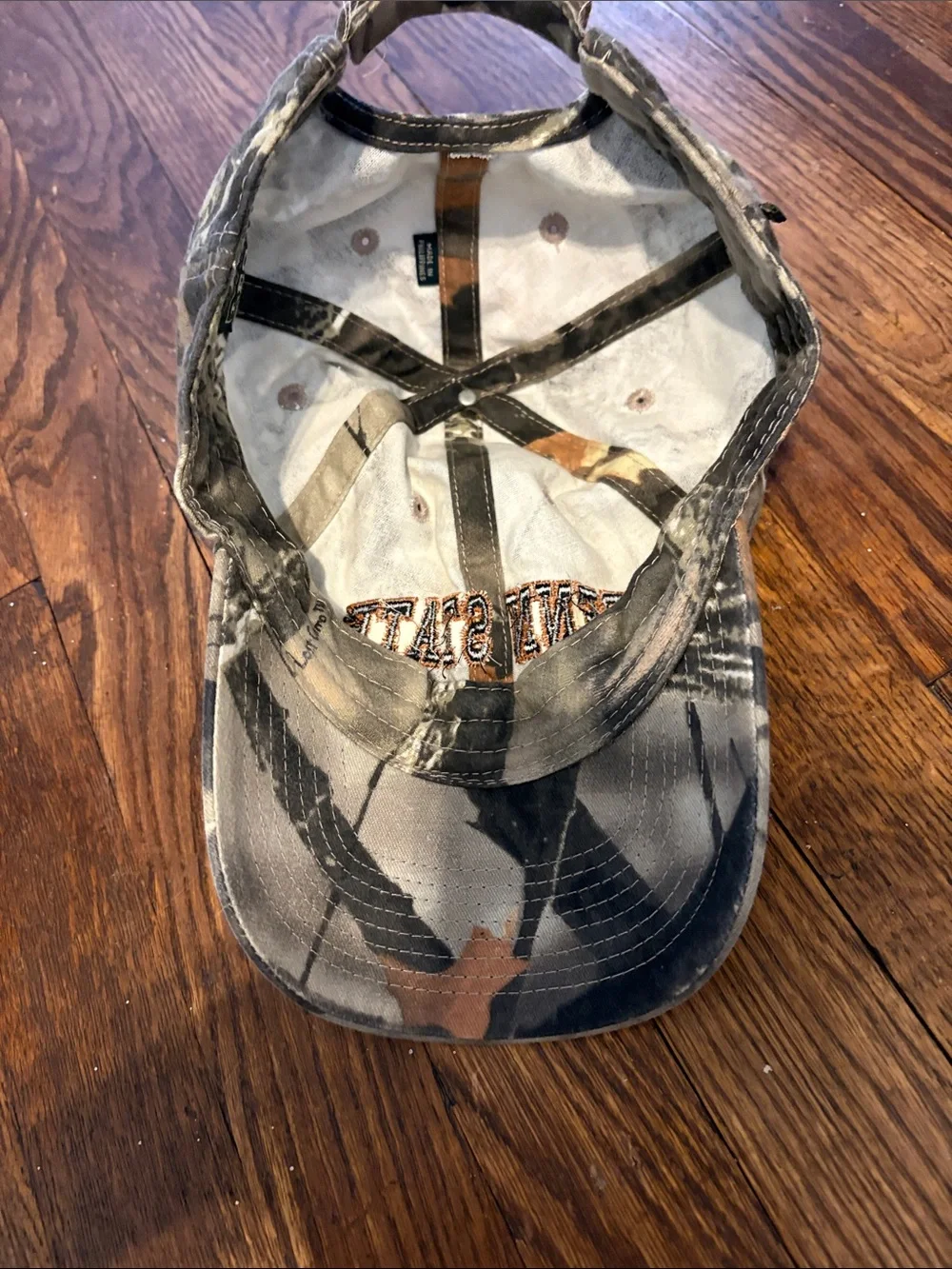 Penn State University Camo Baseball Cap